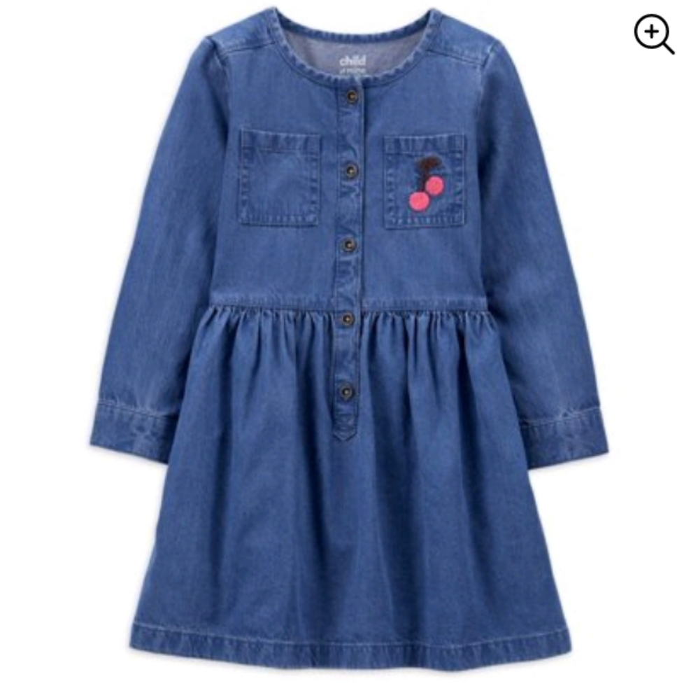 Carters Child of Mine denim dress. Brand new!